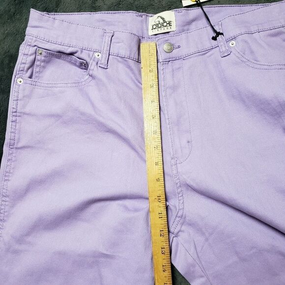 NWT Jordache Women's High Rise Straight Leg Purple / Mauve Wash Jeans, size 16 - Picture 9 of 15